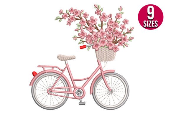 Cherry Flowers Bike